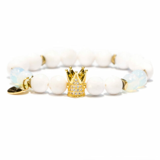 White bracelet for woman