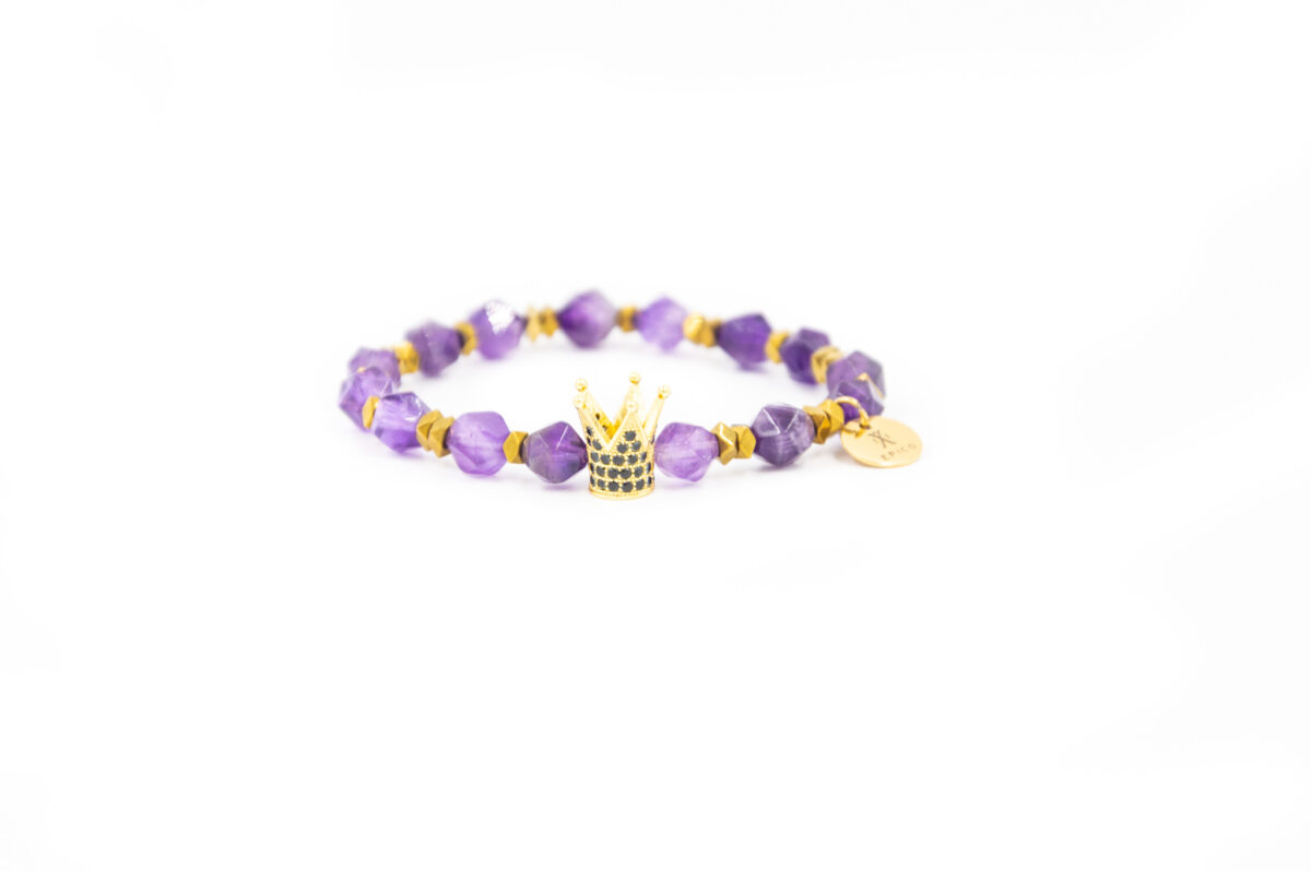 amethyst bracelet luxury design